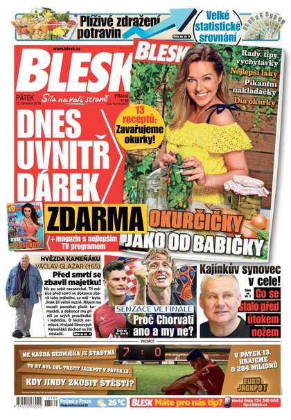 E-magazín Blesk - 13.7.2018 - CZECH NEWS CENTER a. s.
