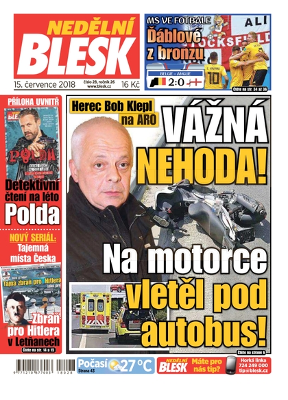 E-magazín Nedělní Blesk - 15.7.2018 - CZECH NEWS CENTER a. s.