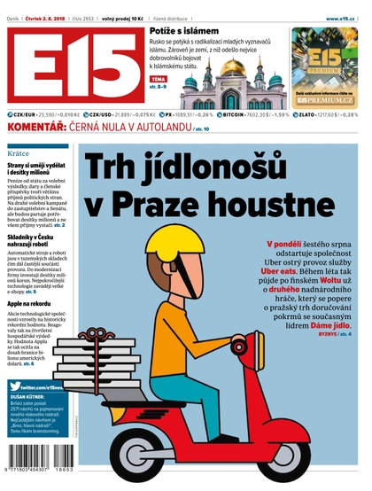 E-magazín E15 - 2.8.2018 - CZECH NEWS CENTER a. s.