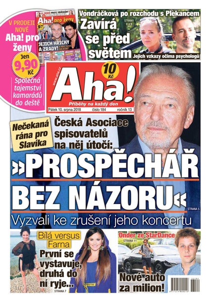 E-magazín AHA! - 10.8.2018 - CZECH NEWS CENTER a. s.