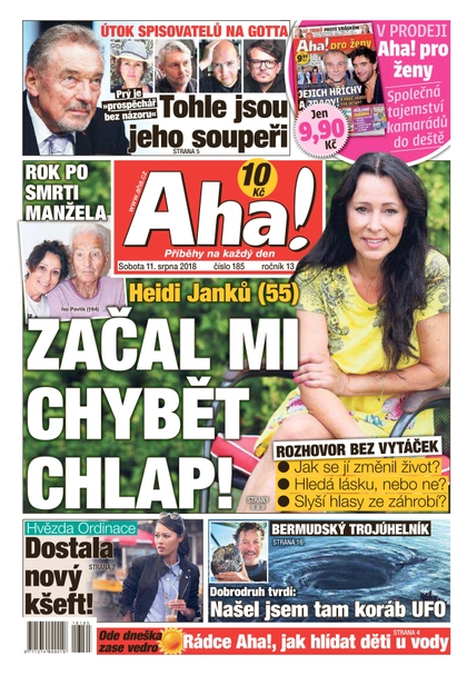 E-magazín AHA! - 11.8.2018 - CZECH NEWS CENTER a. s.