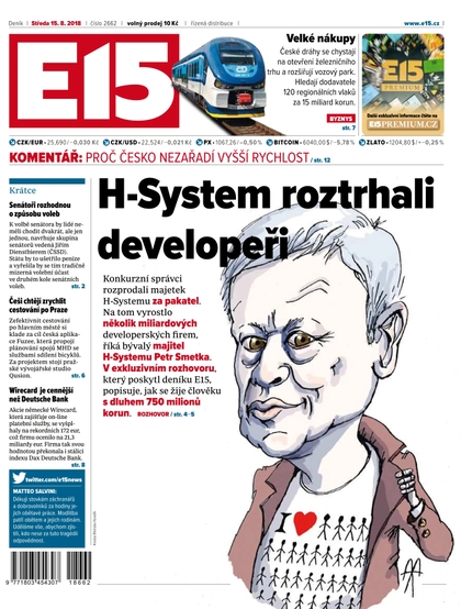 E-magazín E15 - 15.8.2018 - CZECH NEWS CENTER a. s.