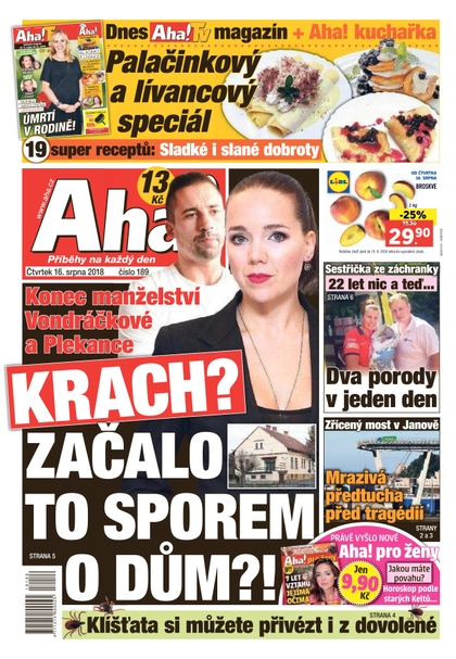 E-magazín AHA! - 16.8.2018 - CZECH NEWS CENTER a. s.