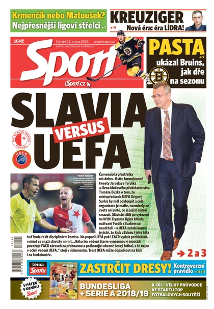 E-magazín Sport - 16.8.2018 - CZECH NEWS CENTER a. s.