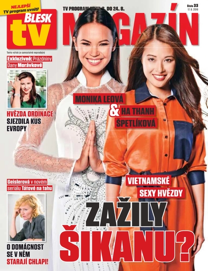 E-magazín Blesk Tv magazín - 17.8.2018 - CZECH NEWS CENTER a. s.