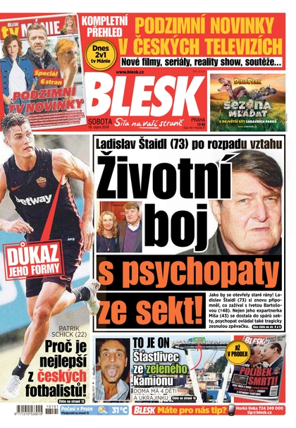 E-magazín Blesk - 18.8.2018 - CZECH NEWS CENTER a. s.