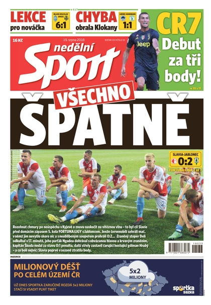 E-magazín Nedělní Sport - 19.8.2018 - CZECH NEWS CENTER a. s.