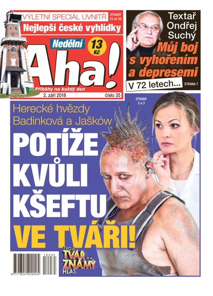 E-magazín Nedělní AHA! - 2.9.2018 - CZECH NEWS CENTER a. s.