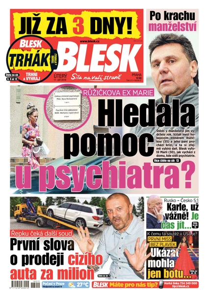 E-magazín Blesk - 11.9.2018 - CZECH NEWS CENTER a. s.