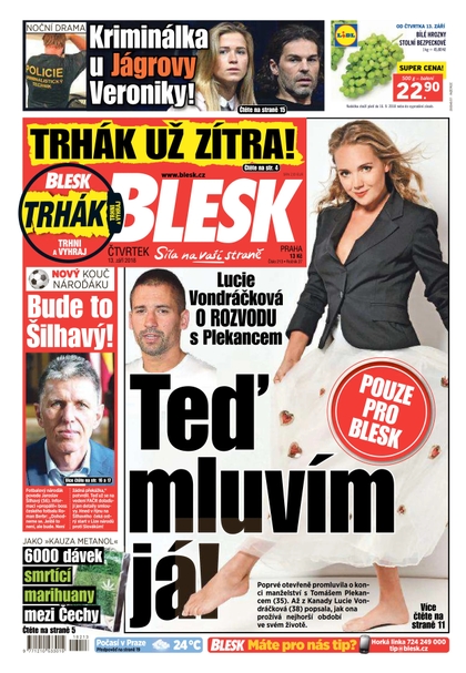 E-magazín Blesk - 13.9.2018 - CZECH NEWS CENTER a. s.