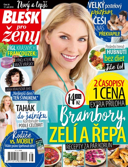 E-magazín Blesk pro ženy - 17.9.2018 - CZECH NEWS CENTER a. s.