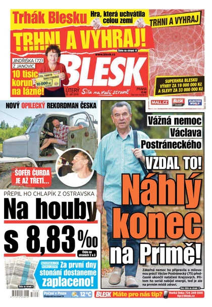E-magazín Blesk - 25.9.2018 - CZECH NEWS CENTER a. s.