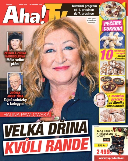 E-magazín AHA! Tv - 30.11.2023 - CZECH NEWS CENTER a. s.