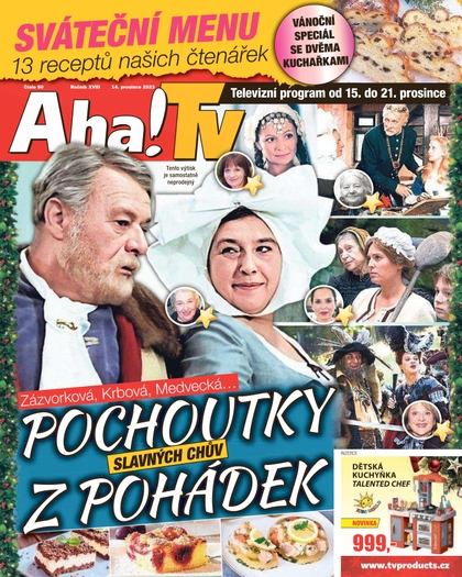 E-magazín AHA! Tv - 14.12.2023 - CZECH NEWS CENTER a. s.