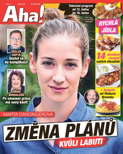 E-magazín AHA! Tv - 11.1.2024 - CZECH NEWS CENTER a. s.