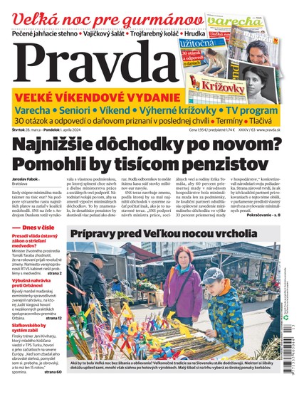 E-magazín Denník Pravda 28. 3. 2024 - OUR MEDIA SR a. s.
