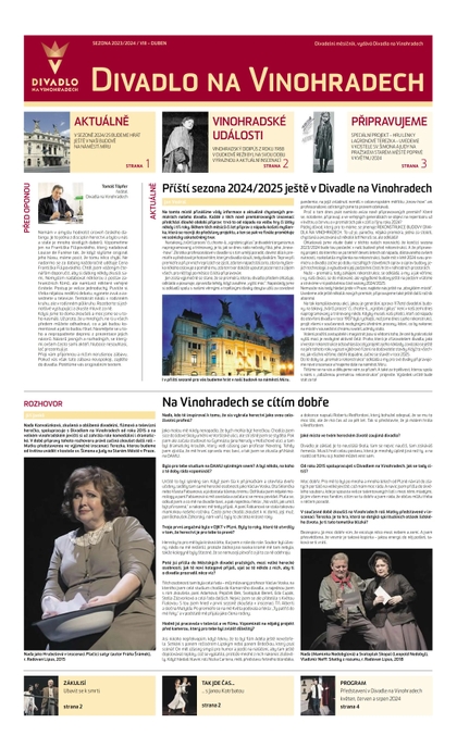 E-magazín HN 071 - 11.04.2024 Divadlo na Vinohradech  - Economia, a.s.