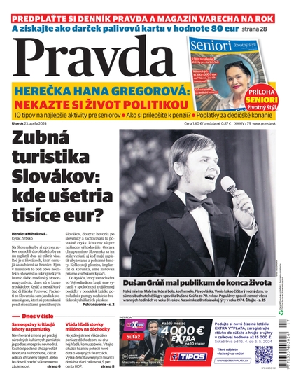 E-magazín Denník Pravda 23. 4. 2024 - OUR MEDIA SR a. s.