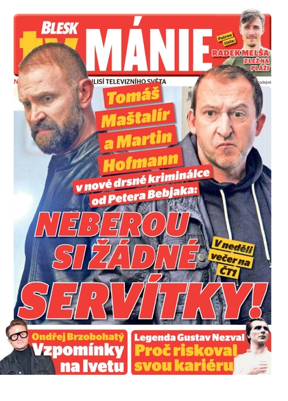 E-magazín Blesk Tv manie - 27.4.2024 - CZECH NEWS CENTER a. s.