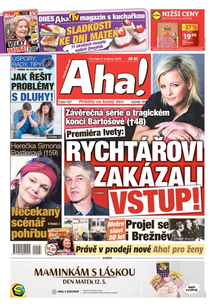 E-magazín AHA! - 9.5.2024 - CZECH NEWS CENTER a. s.