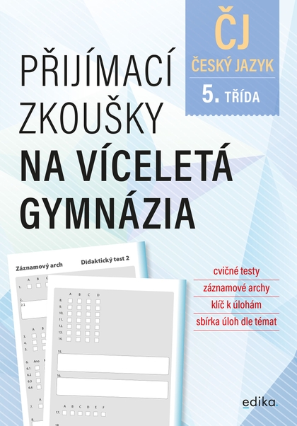 E-kniha Přijímací zkoušky na víceletá gymnázia – český jazyk - Vlasta Gazdíková, Mgr. František Brož