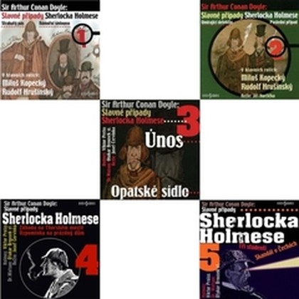 Audiokniha Slavné případy Sherlocka Holmese - Josef Bek, Stanislav Zindulka, Gabriela Vránová, Antonín Molčík, Eduard Cupák, Ladislav Frej, Ladislav Trojan, Miloš Kopecký, Ivan Trojan, Hana Maciuchová, Marie Marešová, Martin Velda, Jana Boušková, Růžena Merunková, Viktor Vrabec, Miriam Kantorková, Rudolf Hrušínský, Sabina Remundová, Jaroslav Kepka a další, Arthur Conan Doyle