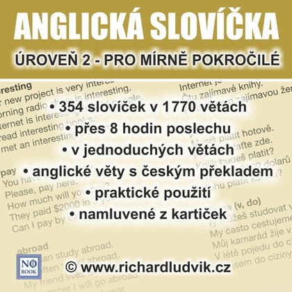 Audiokniha Anglická slovíčka - úroveň 2 pro mírně pokročilé - Ludvík Richard, Ludvík Richard