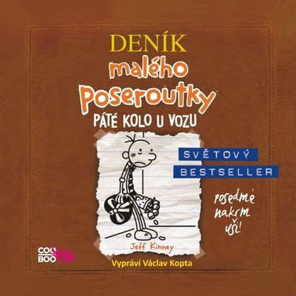 Audiokniha Deník malého poseroutky 7 - Páté kolo u vozu - Václav Kopta, Jeff Kinney