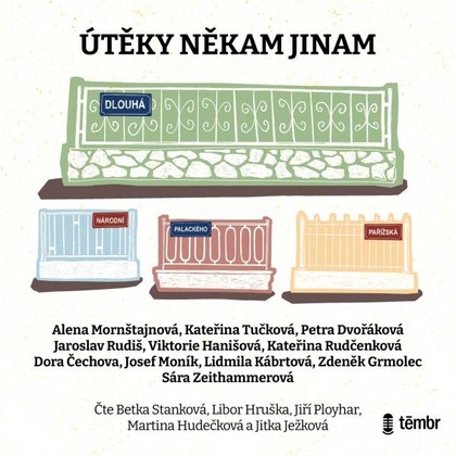 Audiokniha Útěky někam jinam - Jaroslav Rudiš, Kateřina Tučková, Petra Dvořáková, Lidmila Kábrtová, Josef Moník, Alena Mornštajnová, Viktorie Hanišová, Zdeněk Grmolec, Dora Čechova, Kateřina Rudčenková, Sára Zeithammerová, Martina Hudečková, Jiří Ployhar, Jitka Ježková, Libor Hruška, Betka Stanková