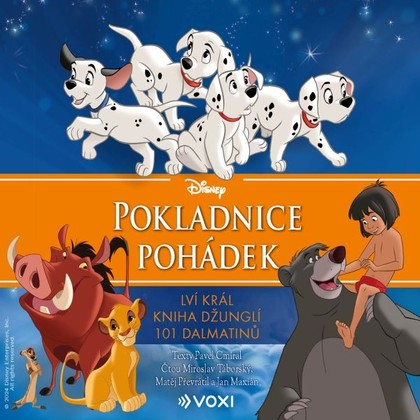 Audiokniha Disney - Lví král, Kniha džunglí, 101 dalmatinů - Miroslav Táborský, Matěj Převrátil, Jan Maxián, Pavel Cmíral