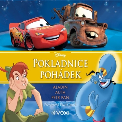 Audiokniha Disney - Aladin, Auta, Petr Pan - Andrea Elsnerová, Ivana Korolová, Terezie Taberyová, Pavel Cmíral