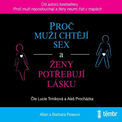 Audiokniha Proč muži chtějí sex a ženy potřebují lásku - Aleš Procházka, Lucie Trmíková, Allan Peas, Barbara Peas