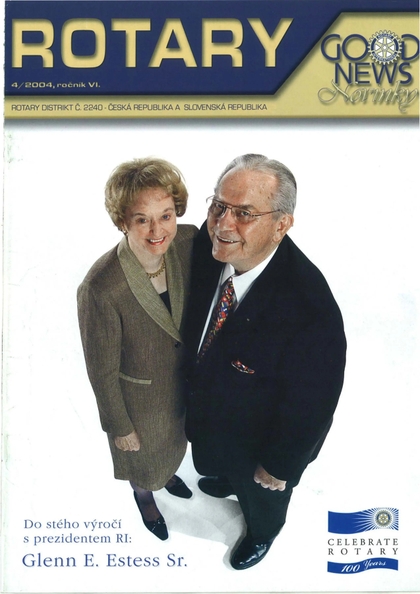 E-magazín Rotary Good News č. 4 / 2004 - ROTARY INTERNATIONAL DISTRIKT 2240 ČESKÁ REPUBLIKA A SLOVENSKÁ REPUBLIKA, mezinárodní nezisková organizace