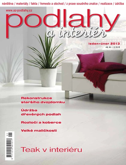 E-magazín Podlahy a interiér leden-únor 2013 - Vydavatelství LENNY s.r.o.