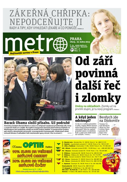 E-magazín METRO 22.1.2013 - deník METRO