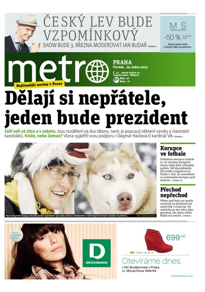 E-magazín METRO 24.1.2013 - deník METRO