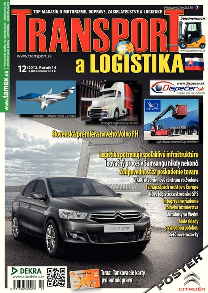 E-magazín TRANSPORT a LOGISTIKA 12/2012 (SK) - LUXUR Media, s.r.o.