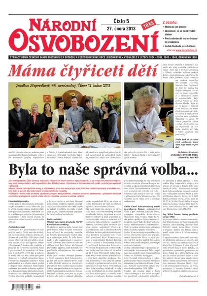 E-magazín Národní Osvobození 5/2013 - Vydavatelství MAC