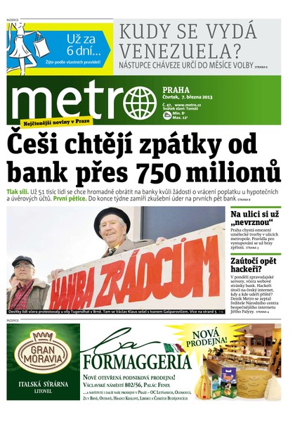 E-magazín METRO 7.3.2013 - deník METRO