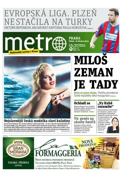 E-magazín METRO 8.3.2013 - deník METRO