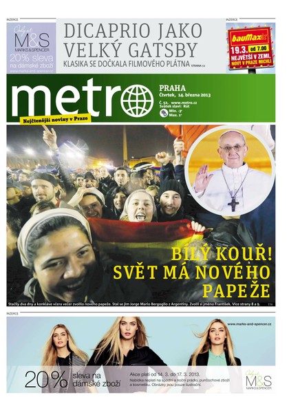 E-magazín METRO 14.3.2013 - deník METRO