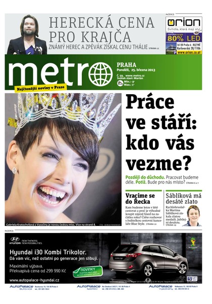 E-magazín METRO 25.3.2013 - deník METRO