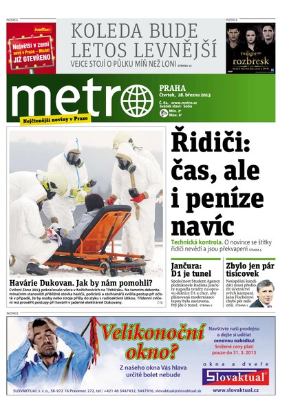 E-magazín METRO 28.3.2013 - deník METRO