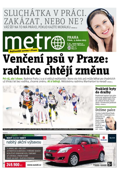 E-magazín METRO 5.4.2013 - deník METRO