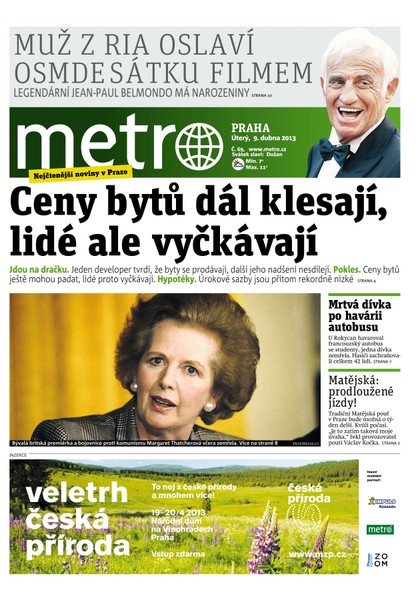 E-magazín METRO 9.4.2013 - deník METRO