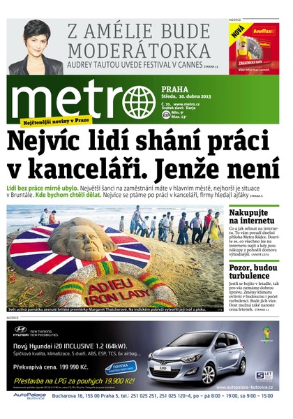 E-magazín METRO 10.4.2013 - deník METRO