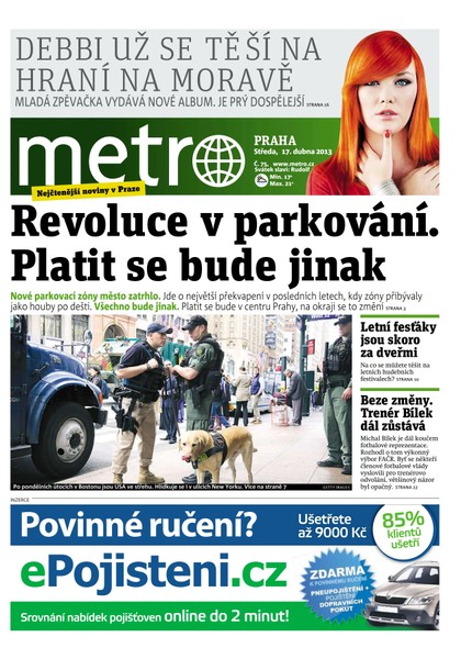 E-magazín METRO 17.4.2013 - deník METRO