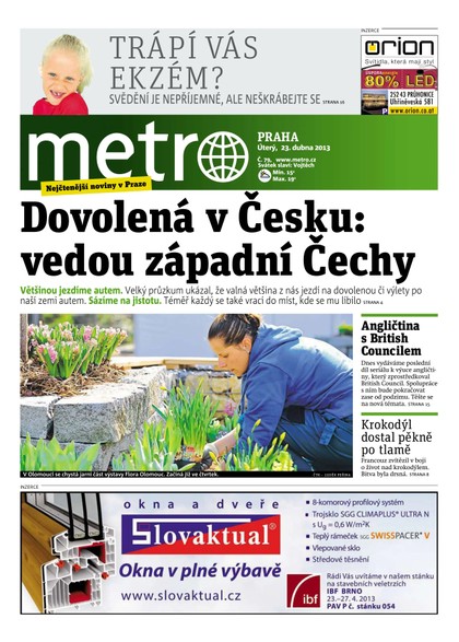 E-magazín METRO 23.4.2013 - deník METRO