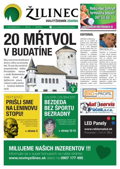 E-magazín Žilinec 2/2012 - Dr. Press, s.r.o.