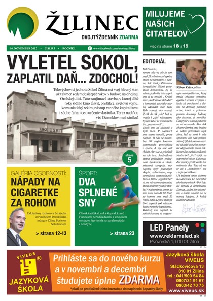 E-magazín Žilinec 3/2012 - Dr. Press, s.r.o.